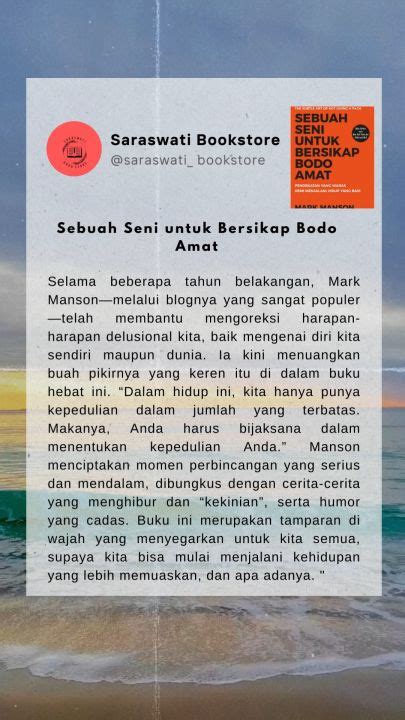 Paket Buku Sebuah Seni Untuk Bersikap Bodo Amat Bicara Itu Ada