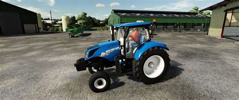 Ls22 New Holland T6 2wd V 2000 New Holland Mod Für Landwirtschafts