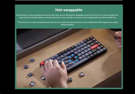 Keychron K3 Pro not actually hot swappable? : r/Keychron