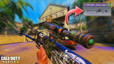 Free ZRG 20mm Urban Legend Sniper In Call Of Duty Mobile COD MOBILE