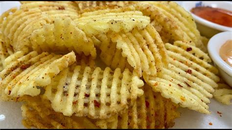 Waffle Chips Crispy Potato Fries Ramadan Special Recipe YouTube