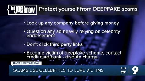 Scams Using Celebrities To Lure Victims Youtube