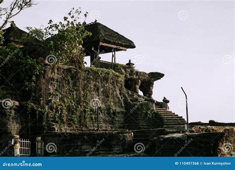 Tanah Lot Temple in Bali, Indonesia at Sunset Stock Photo - Image of ...