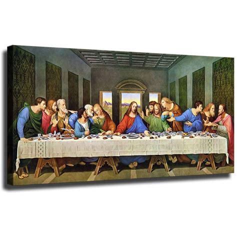 The Last Supper Jesus Canvas Painting Home Decoration Wall Art Poster