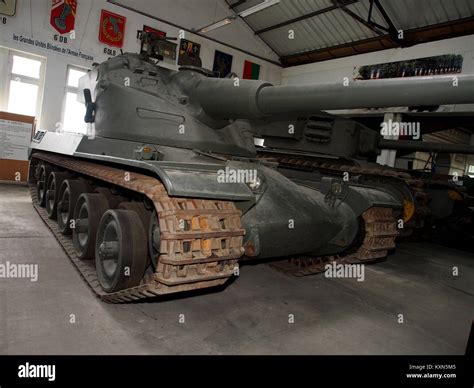 Amx 50 Tanks In The Musée Des Blindés France Pic 3 Stock Photo Alamy