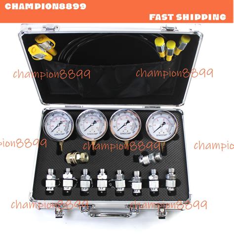 Hydraulic Pressure Test Kit Mpa Gauges For Komatsu Universal