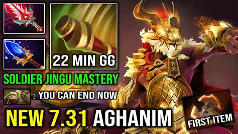 NEW 7 31 Aghanim Monkey King EZ 22Min GG 1st ITEM Battle Fury With