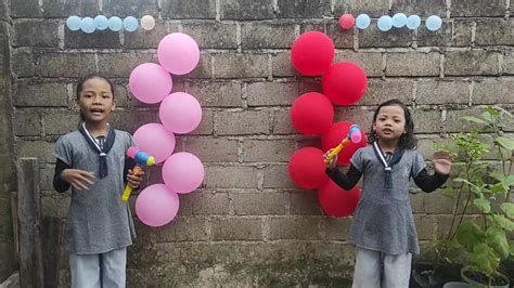 Seru Banget Lomba Pecahin Balon Dan Belajar Warna Dengan Lagu Finger