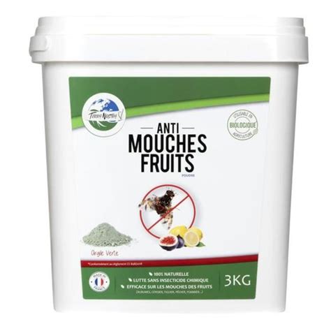 TERRA NOSTRA Argile Verte Mouches Des Fruits Seau 3 Kg