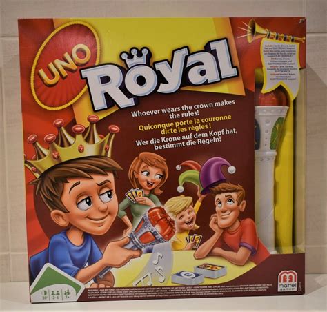 Uno Royal Card Game The Crown Wearer Sets The Rules By Mattel Games 2 6