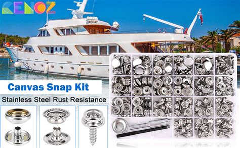 Amazon Canvas Snap Kit Cenoz Marine Grade Stainless Steel Snaps