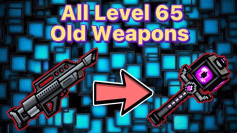 Pixel Gun 3d Using All Lvl 65 Old Weapons Challenge Youtube