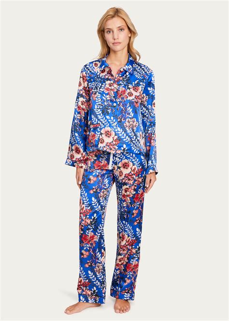 Morgan Lane Ruthie Floral Print Pajama Top Bergdorf Goodman