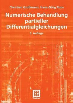 Numerische Behandlung Partieller Differentialgleichungen Von Christian