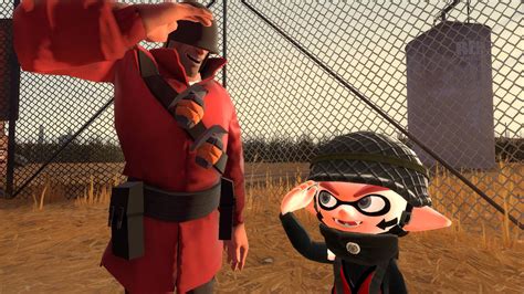 Gmod Tf2splatoon Soldier And Inkling Soldier By Superfiregmod On