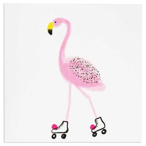 Flamingo On Roller Skates Fun Card Hallmark Australia