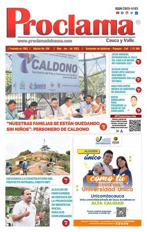 Calaméo Edición Impresa No 458 de Proclama Cauca y Valle