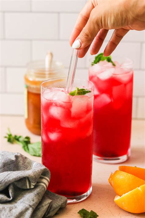 Refreshing Honey Hibiscus Lemonade Recipe What Great Grandma Ate