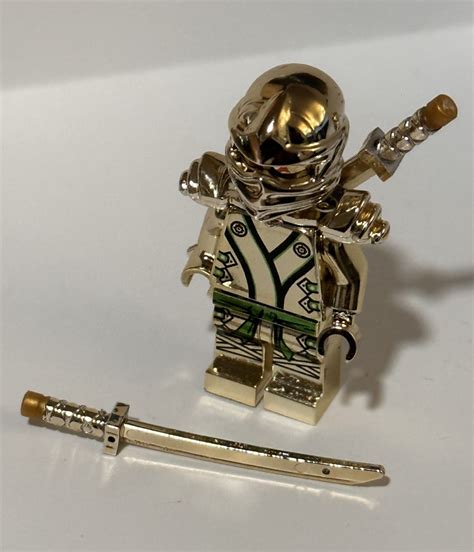 Lego Ninjago Chrome Gold Custom Ninja Gold Warrior Kai Lloyd Etsy