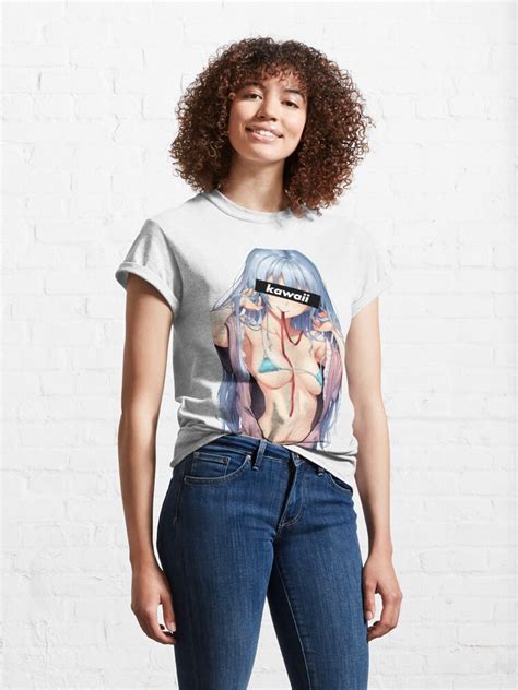 Kawaii Hentai Anime Girl T Shirt By Ichi Nanaya Redbubble