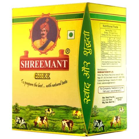 Shreemant Ml Pure Ghee Packaging Types Pouch At Rs Piece In Indore