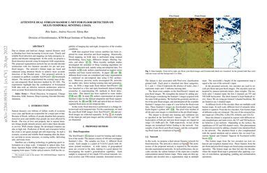 Attentive Dual Stream Siamese U Net For Flood Detection On Multi