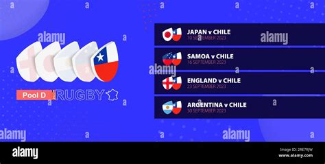 Chile Rugby National Team Schedule Matches In Group Stage Of