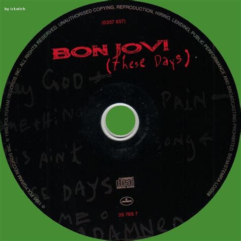 Musicotherapia Bon Jovi These Days 1995
