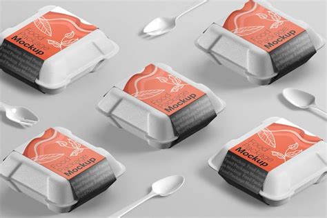 Premium Psd Food Package Mockup