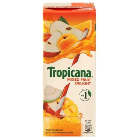 Tropicana Mixed Fruit Delight Fruit Juice 200 Ml JioMart