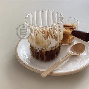 Jual Dessert Glass Ripple Aesthetic Gelas Crystal Ml Lucu Kopi Susu