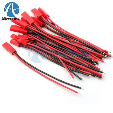 5 10 20Pairs JST Connector Plug Cable Line Male Female For RC Lipo