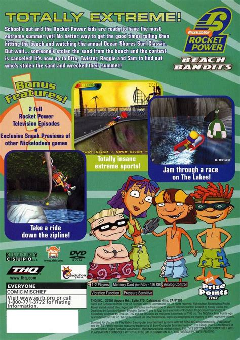 Rocket Power Beach Bandits Sony Playstation 2 Game