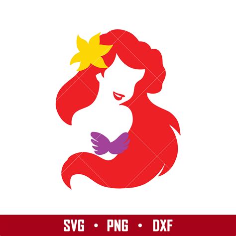 Ariel Mermaid Svg Ariel Princess Svg Disney Svg Png Eps D Inspire