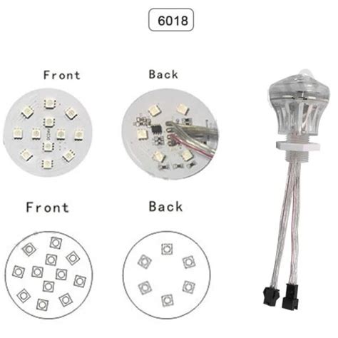 Vieiwng D Rgb Led Pixel Light For Amusement Ride Ferris Wheel