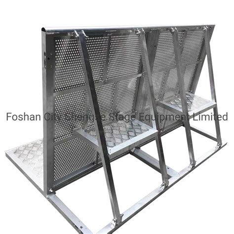 Hot Aluminum Portable Folding Safety Event Crowd Control Mojo Barrier