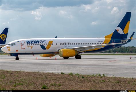 Ur Utq Azur Air Ukraine Boeing At Katowice Pyrzowice