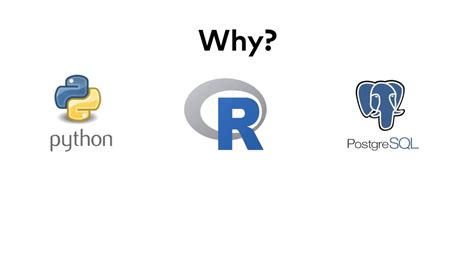 Learn Sql Python R What Will We Install Exactly Why Python R Sql And