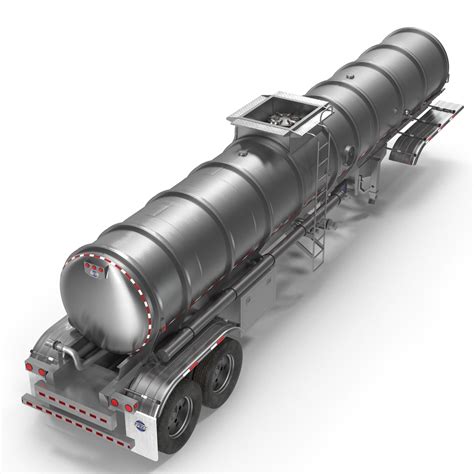 Tanker Trailer 3d Model