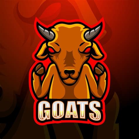 Premium Vector Goat Mascot Esport Illustration