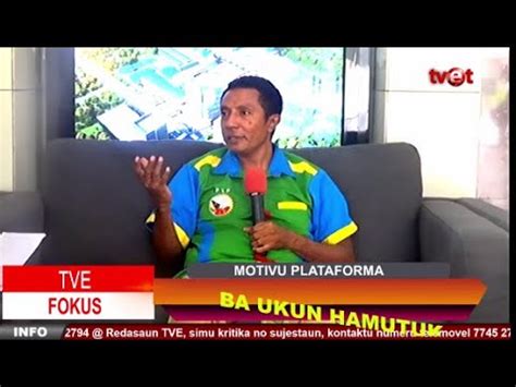 Motivu Plataforma Fretilin Plp Khunto Ba Ukun Hamutuk Ii Tve Fokus