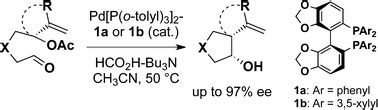 Asymmetric Palladium Catalyzed Umpolung Cyclization Of Allylic Acetate