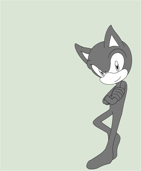 Sonic Male Base Leaning On Wall Warms Crossed By Sherryblossom On