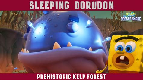 Sleeping Dorudon Prehistoric Kelp Forest Spongebob Squarepants The