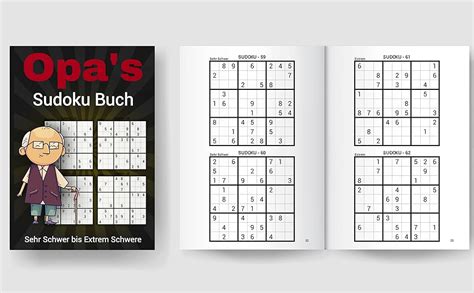 Opa s Sudoku Buch Sudoku Rätselbuch für Erwachsene und Senioren mit