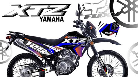 Calcomanias Personalizada La XTZ 125 YAMAHA YouTube