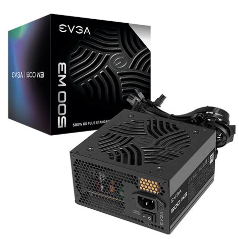 Evga Products Evga 500 W3 80 White 500w 3 Year Warranty Power Supply 100 W3 0500 K1