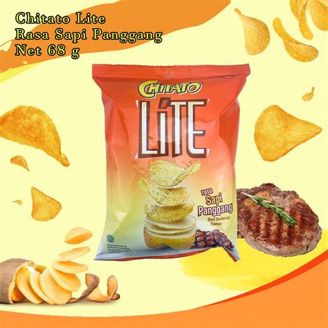 Jual Chitato Lite Snack Rasa Sapi Panggang Net 68g Shopee Indonesia