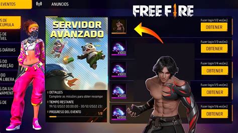 Garena Regala Diamantes En El Servidor Avanzado En Free Fire C Mo