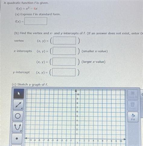 Solved A Quadratic Function Fis Given Rx X² Gх A